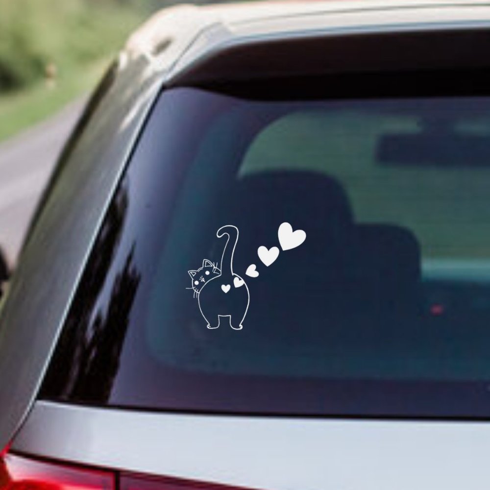 Funny, Sassy Cat- Vinyl Decals Car, Laptop, Windows, Phone Case Sticker